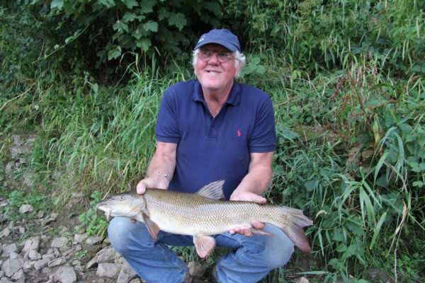 Jim and his 6lbs 14oz barbel a