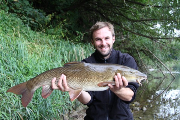 10 lbs 4oz what a very first barbel