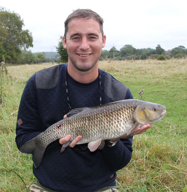 Chris and his 5lbs 4oz chub a