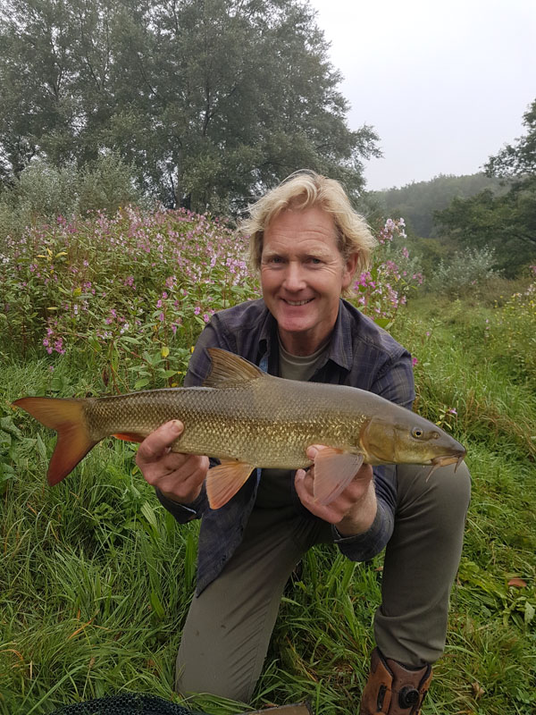 Chris and a small barbel
